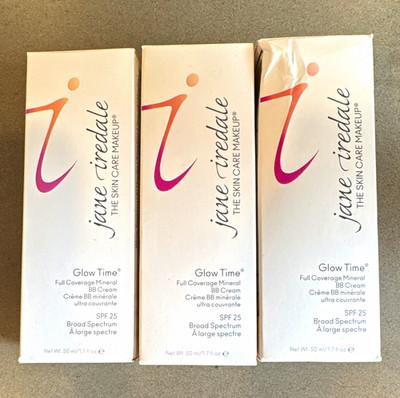 jane iredale Glow Time BB Cream Full Coverage Glow SPF 25 Broad Spectrum Lot 3