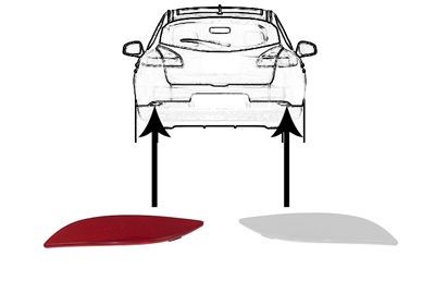 VAN Wezel RüCkstrahler Links FüR Renault-image
