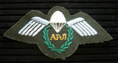 New Zealand Air Force APJI cloth Assistant Parachute Jump Instructor badge wings