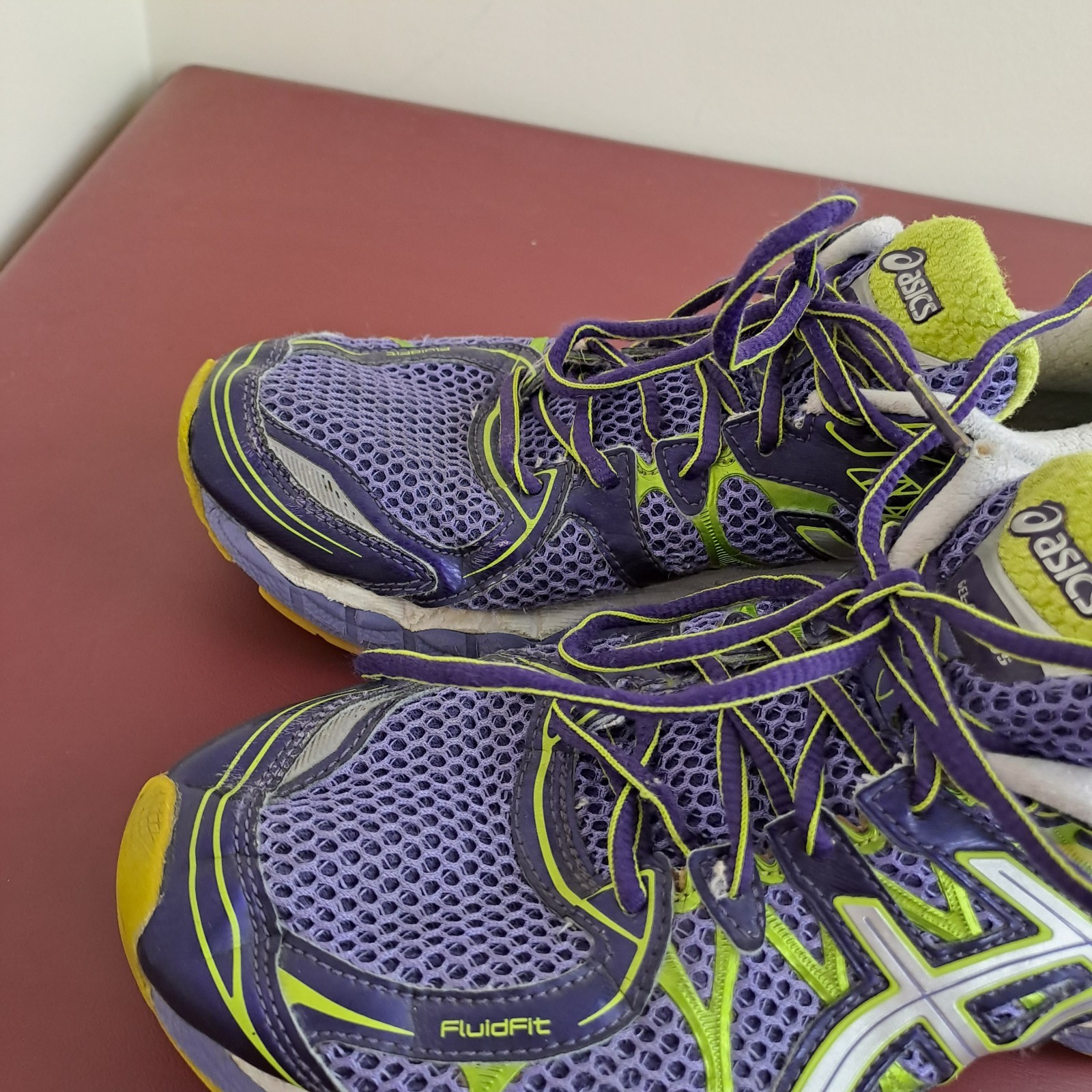 ASICS Gel-Nimbus 16 Running Shoes Womens Size 10 Purple/Green Trainer Sneakers thumbnail 4