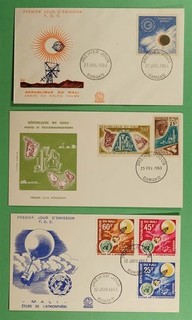 DR WHO 1960s MALI 3 FDC R79522