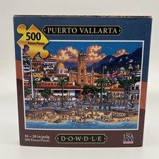 Puerto Vallarta 500 Piece Jigsaw Puzzle 16” x 20” Dowdle 2014 Made in the USA