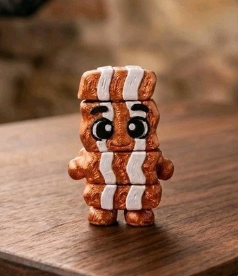 Wigglitz ''Crispy'' The Rare Bacon From Foodz Phase 2 Series 