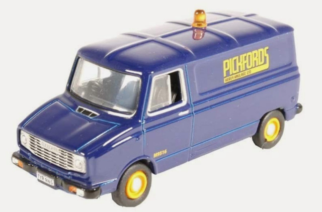 OXFORD DIECAST - Fourgon utilitaire – LEYLAND Sherpa Van PICKFORDS - 1/76 - O...