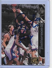 RUBEN PATTERSON Basketball Card IP auto NBA rookie Cincinnati Bearcats 98 PP DT. rookie card picture