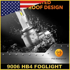 OXILAM 9006 LED Headlight Bulbs Conversion Kit Low Beam White Super Bright 6500K