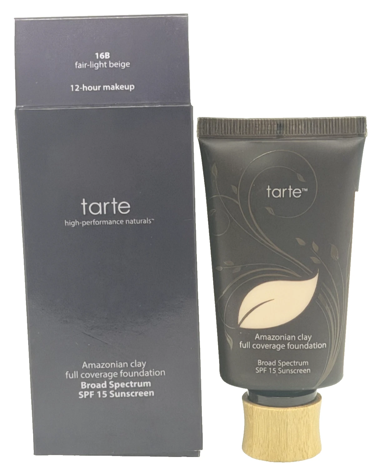Tarte Amazonian Clay Full Coverage 12 Hr Foundation - 16B Fair Light Beige - New