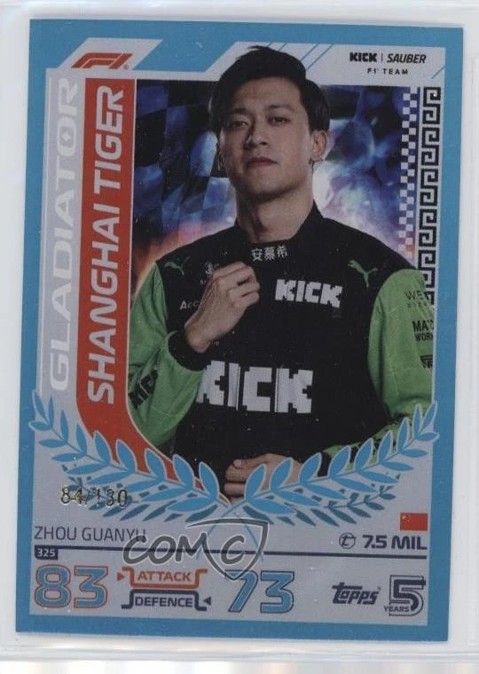 2024 Topps F1 Turbo Attax - Zhou Guanyu #325 for sale | eBay