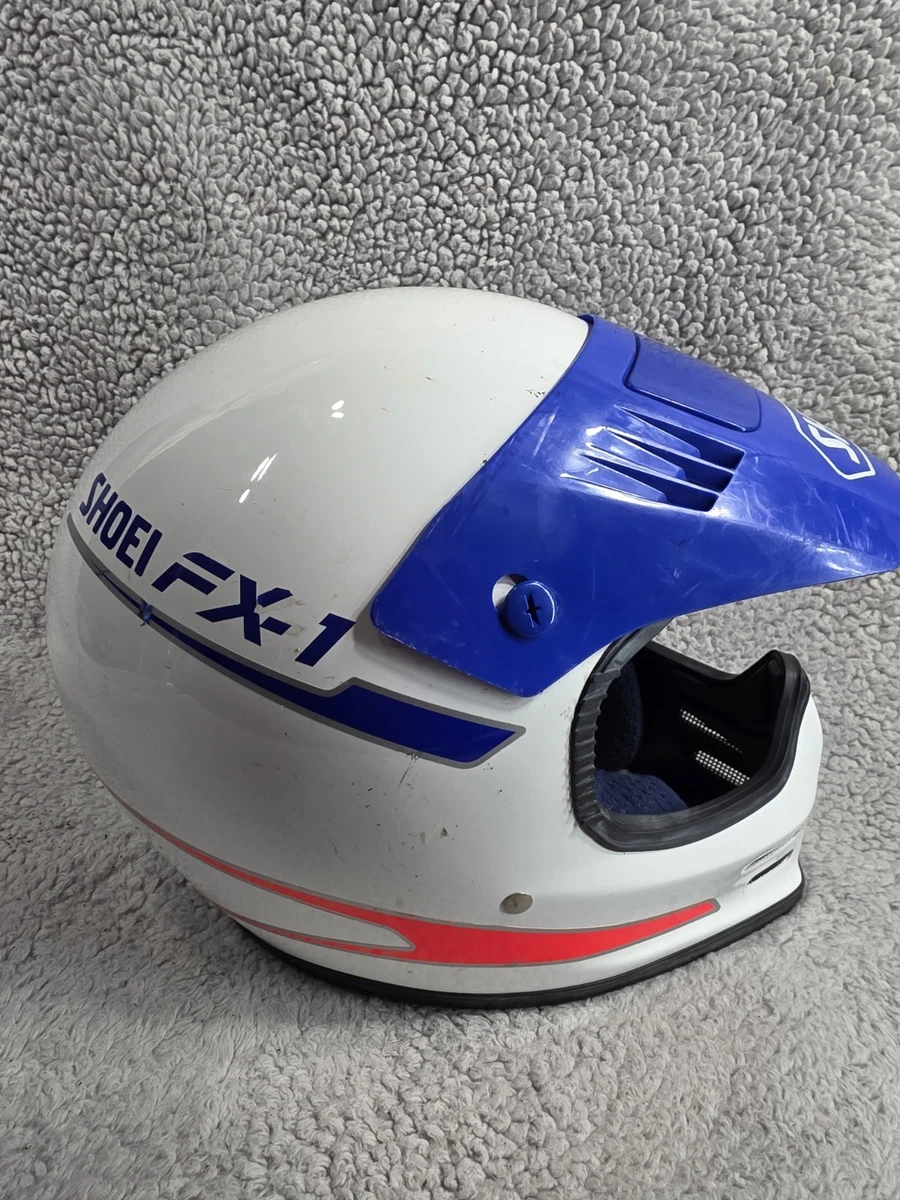 Vintage Shoei FX-1 Full Face Motorcycle Motocross BMX Helmet Size