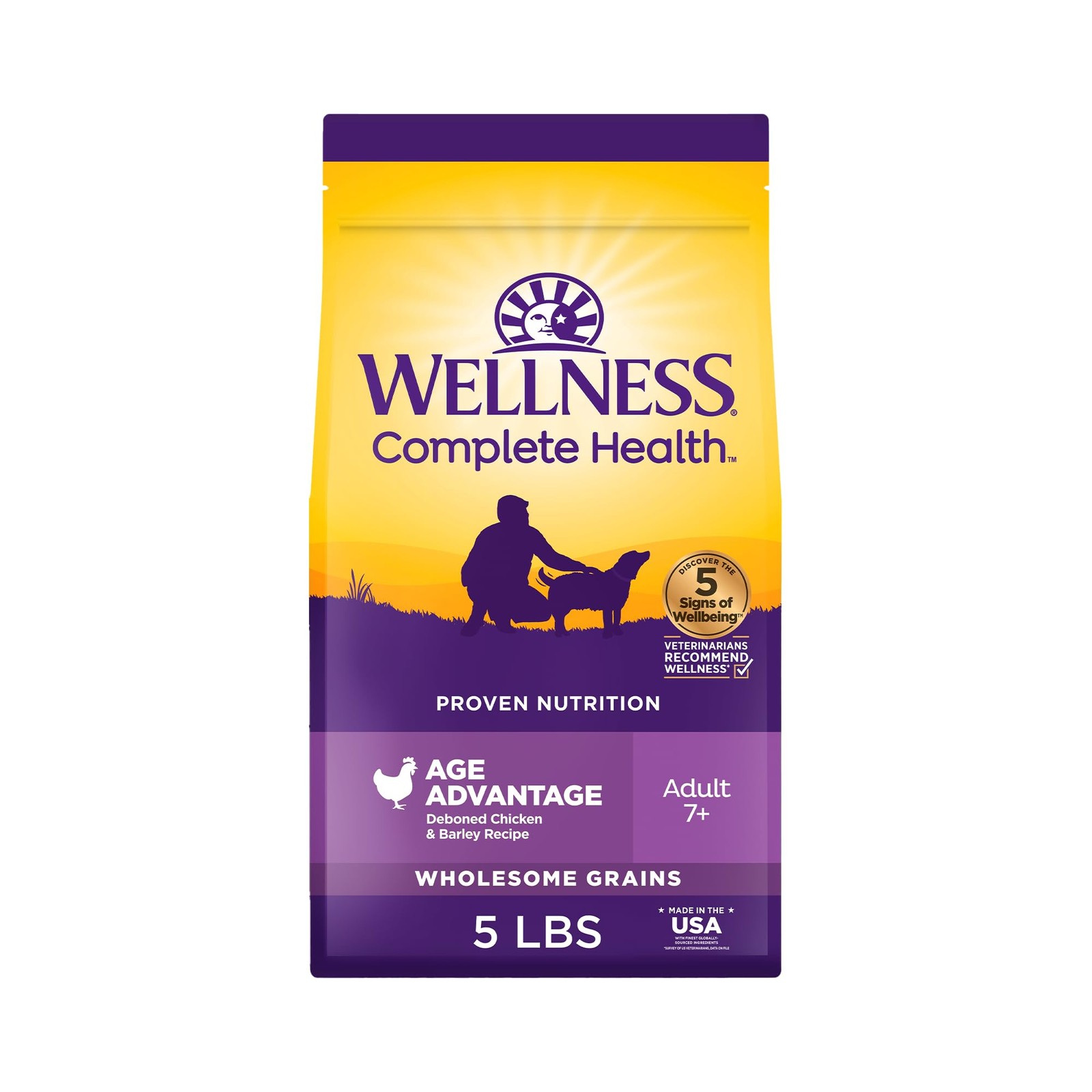 Complete Health Natural Dry Senior Dog Food, Chicken & Barle