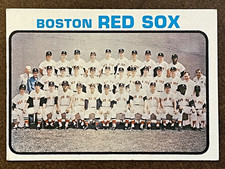 1973 Topps Baseball - #596 Red Sox Team EXMint-Near Mint EXMT-NM (High Series)