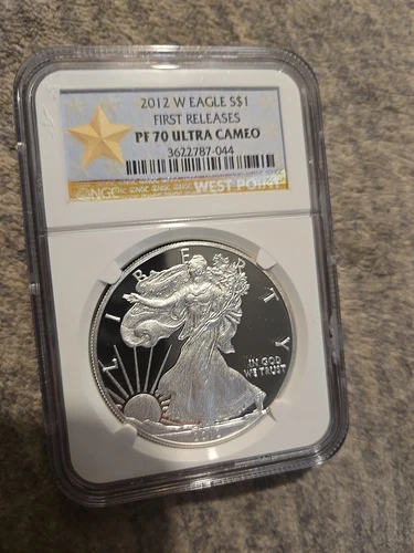 2012 W American Silver Eagle NGC PR70 Ultra Cameo First Release 