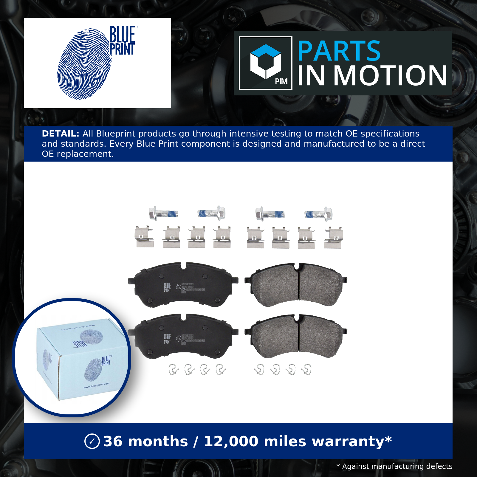 Brake Pads Set ADBP420004 Blue Print 2N0698151 65508206000 D22479483 Quality New - Image 5