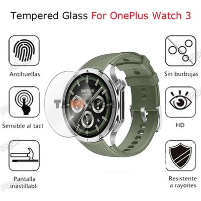 2PCS OnePlus Watch 3 1+Watch3 Tempered Glass Film Cover Guard Screen Protector