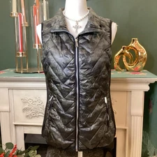 Calvin Klein Camo Performance Vest With Down Fill Sz M
