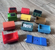 Thomas Friends Trackmaster Cargo Lot Empty Wagon Truck Cars Flatbed