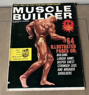 DAVE DRAPER - Muscle Builder Bodybuilding Magazine - August Vol 6 Number 8 UK