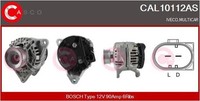 Casco CAL10112AS Lichtmaschine Generator Passend FüR Iveco