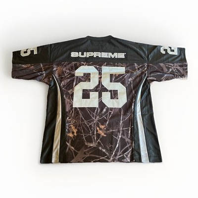 シャツ Supreme Breast Cancer Awareness Football NEW Supreme Breast Cancer Awareness Football Jersey Black Size