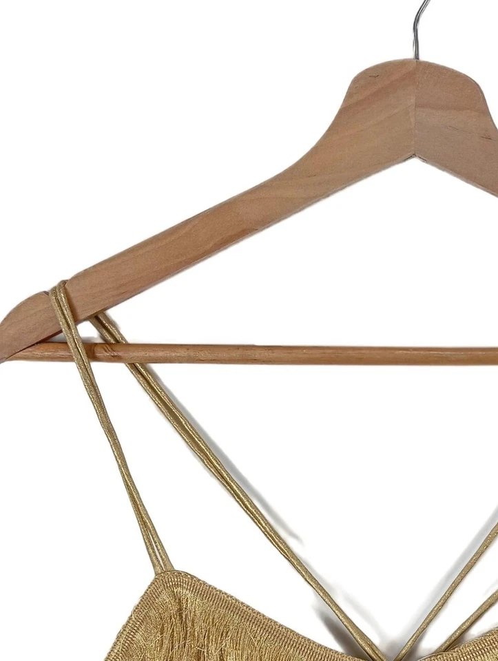 ASOS DESIGN Top recortado Mujeres Top Talla EU 38 marrón elegante - Imagen 3 de 4