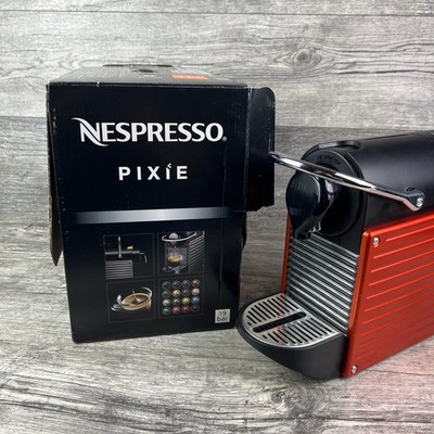Nespresso C60 Pixie Red Coffee Espresso Compact Machine (European Plug)