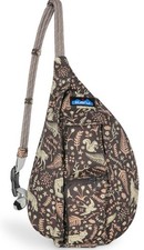 KAVU Mini Rope Bag Cotton Crossbody Sling Whimsical Trail