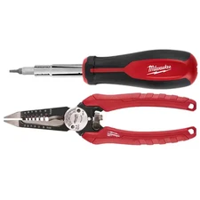 11-In-1 Multi-Tip Combination Screwdriver with 6-In-1 Pliers