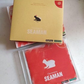 Seaman Forbidden Pet Christmas Bundle Dreamcast Japan Visual Memory