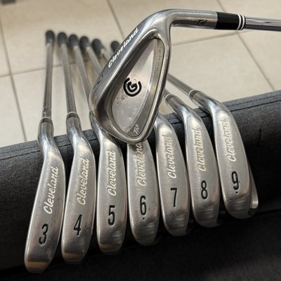 Cleveland Golf Tour Action TA6 Iron Set Steel Shaft Stiff Flex RH Clubs 3-9 + PW