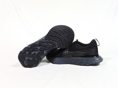 Nike React Infinity Run Flyknit 2 Black Running Shoes Sz 8.5 NEW