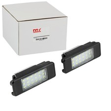 NTY LED KENNZEICHENLEUCHTE BEIDSEITIG PASSEND FÜR CITROËN C4 DS4 PEUGEOT 208