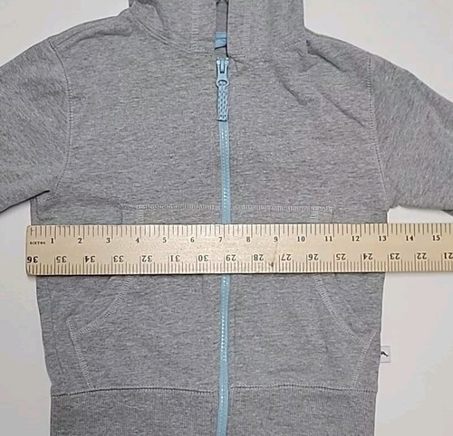 Tommy Bahama Jacket Girl XS 4 Gray Light Weight Zip Up Hooded Pockets - Picture 13 of 15