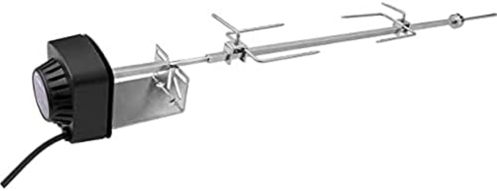 Cook>it - Girarrosto in Acciaio Inox per griglia a Gas 3/3/4/5 fuochi, Design Ro