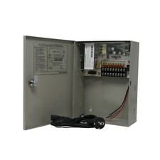 Cassetta Box di alimentazione Stabilizzato con Funzione Ups 9 Out 12 V 15 A