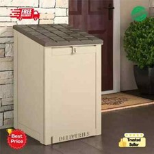 Large Waterproof Parcel Drop Box Delivery Box with Lid & Pistons Outdoor Garden
