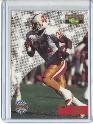 Errict Rhett, 1995 Classic Pro Line Grand Gainers Football Card  #G-5 (A)