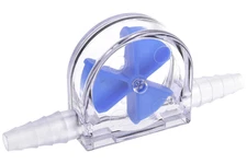 Alphacool Eisfluegel Flow Indicator, Blue Fins, Clear Body