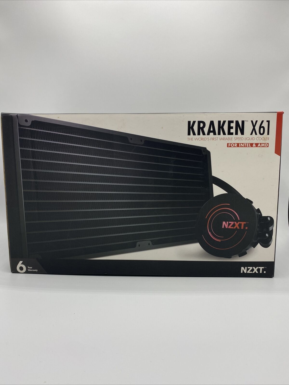 NZXT Max 84% OFF Kraken X61 240mm CPU Liqud Cooler Memphis Mall Speed