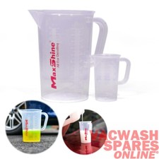 MAXSHINE MEASURING CUP JUG - SAFELY DECANT LARGE SIZE CHEMICALS - TWIN PACK
