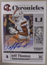 2020 Panini Chronicles JEFF THOMAS Miami ROOKIE RC AUTOGRAPH! FREE S&H!!