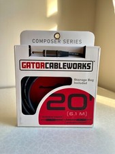 GATOR CABLEWORKS Composer Series Straight to Straight Instrument Cable 20 ft.