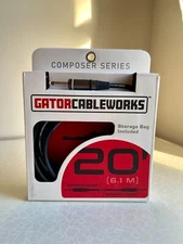 GATOR CABLEWORKS Composer Series Straight to Straight Instrument Cable 20 ft.