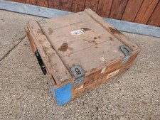 Vintage Munitionskiste Holzkiste Couchtisch Retro Transportkiste Loft Truhe v2