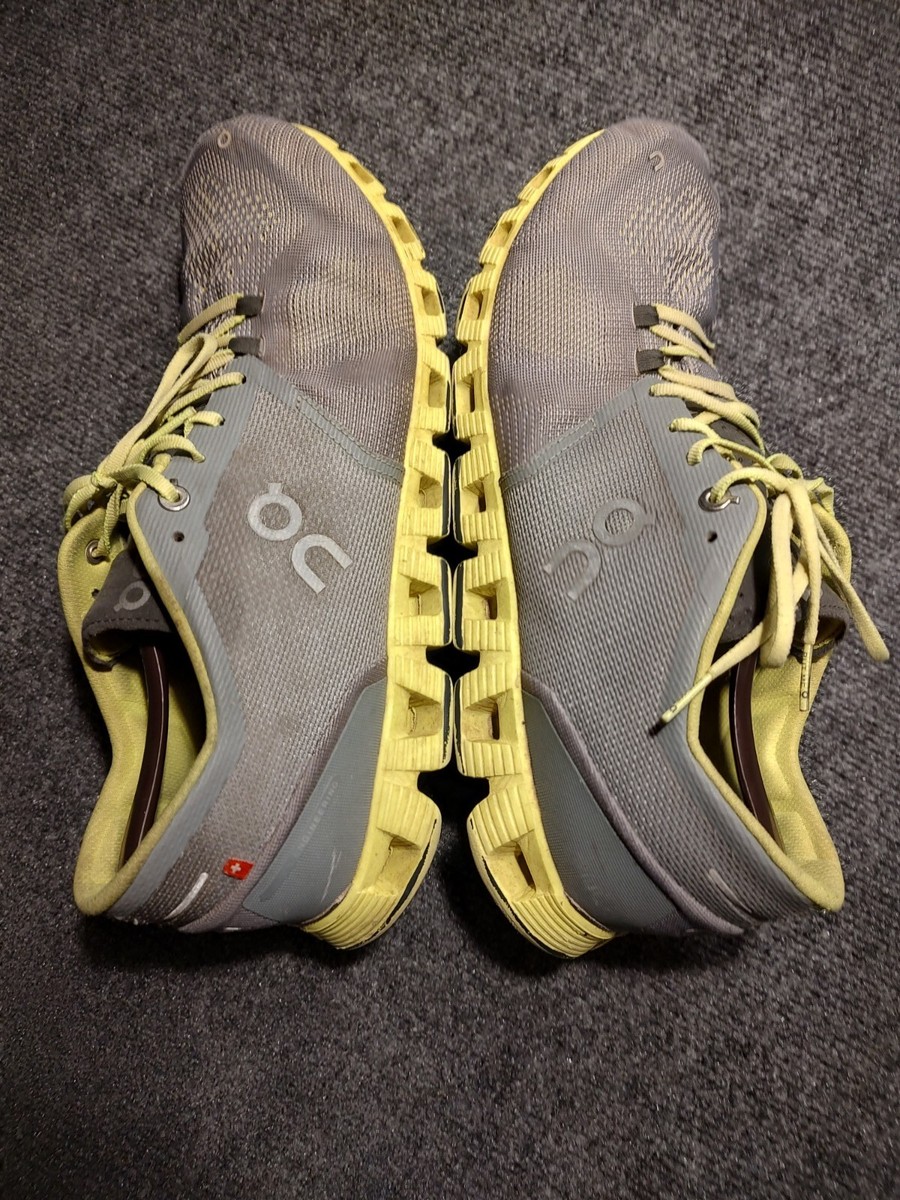 On Cloud X Mens Gray Yellow Running Shoes Size 12.5 | eBay display picture 2