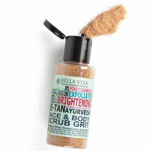 bella vita face scrub