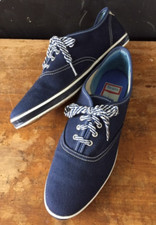 1960s/70s Women's Navy Blue Jeepers Tennis Shoes by Sears Roebuck