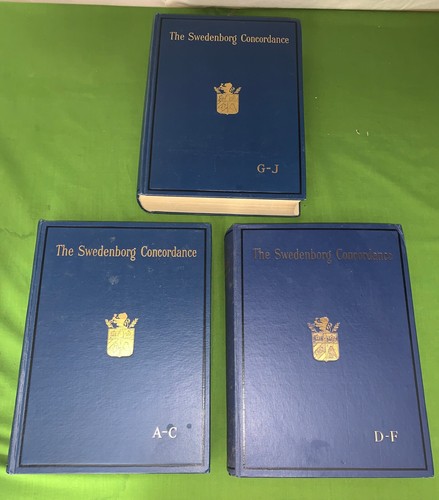 THE SWEDENBORG CONCORDANCE Emanuel Vintage Bible FULL SET OF 6 CHRISTIAN STUDIES - Picture 2 of 15