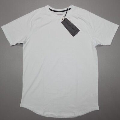 Kenneth Cole Men's Active Tech Shirt S/S Stretch Breathable Soft Cotton UPF 50+
