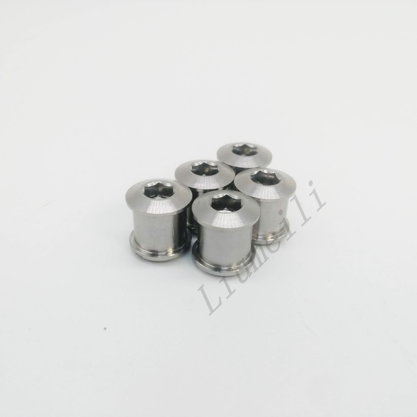 New Long Titanium Ti Crankset Chainring Bolts M8 Nut 8.5mm f