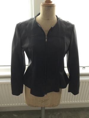 black peplum jacket uk